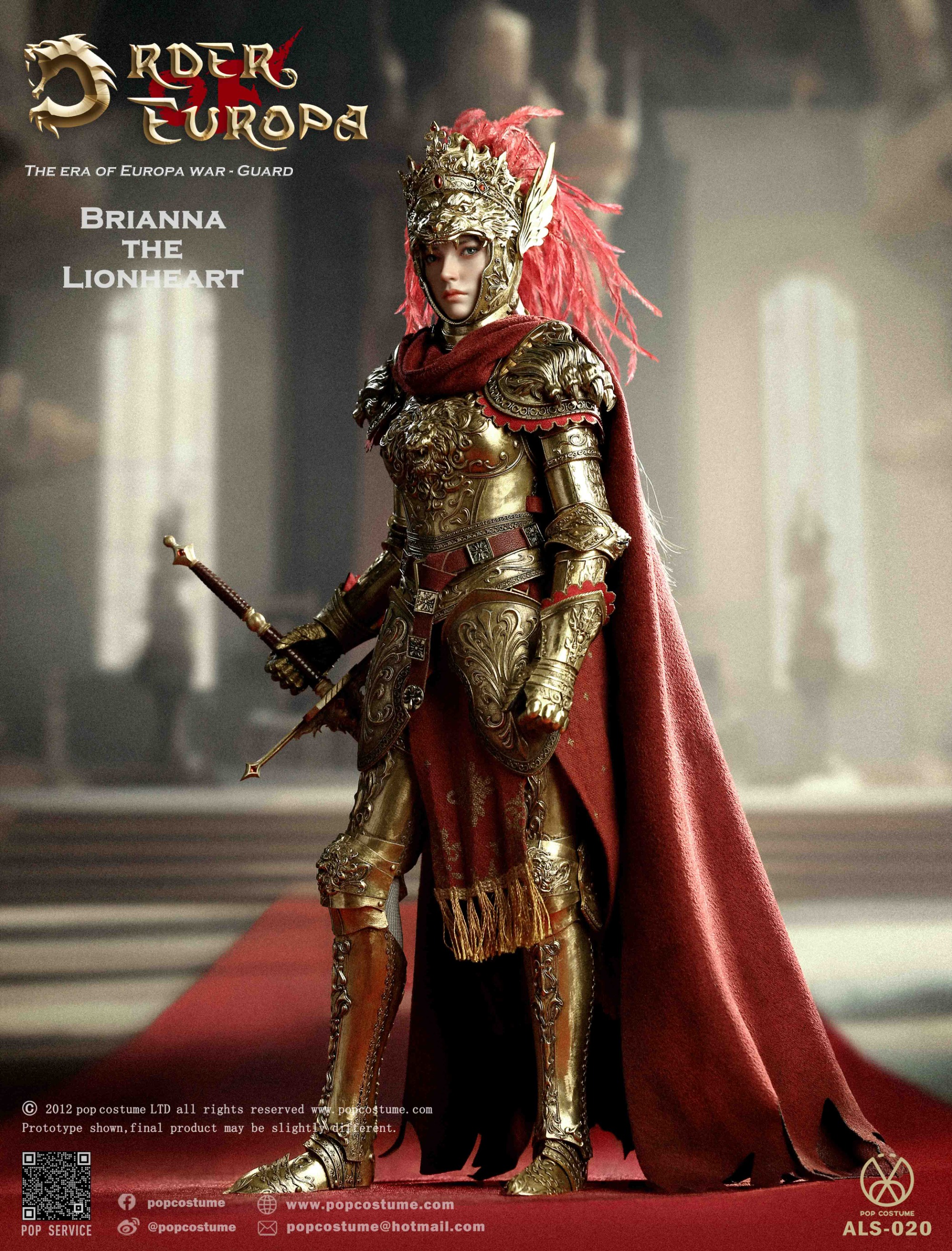 POP COSTUME 1/6 Europa Era 4th Bullet ALS-020 Queen of the Lion